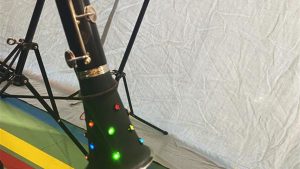 光るクラリネットでクリスマス気分！