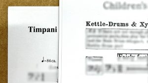 6年やってて初めて知った！楽譜に書かれた「kettle drums」の正体とは？